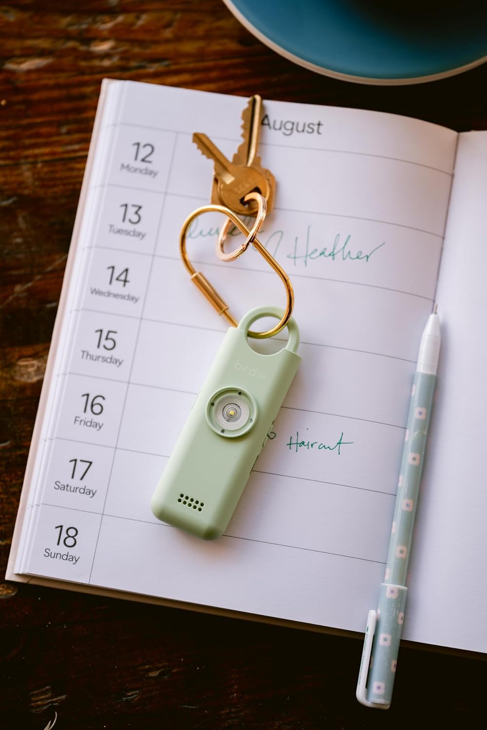 She’s Birdie 3.0 New Version – The Original Personal Safety Alarm for Women by Women–Loud Siren, Flash Light and Rechargeable Battery in a Variety of Colors (Metallic Rose Pink) - Image 7