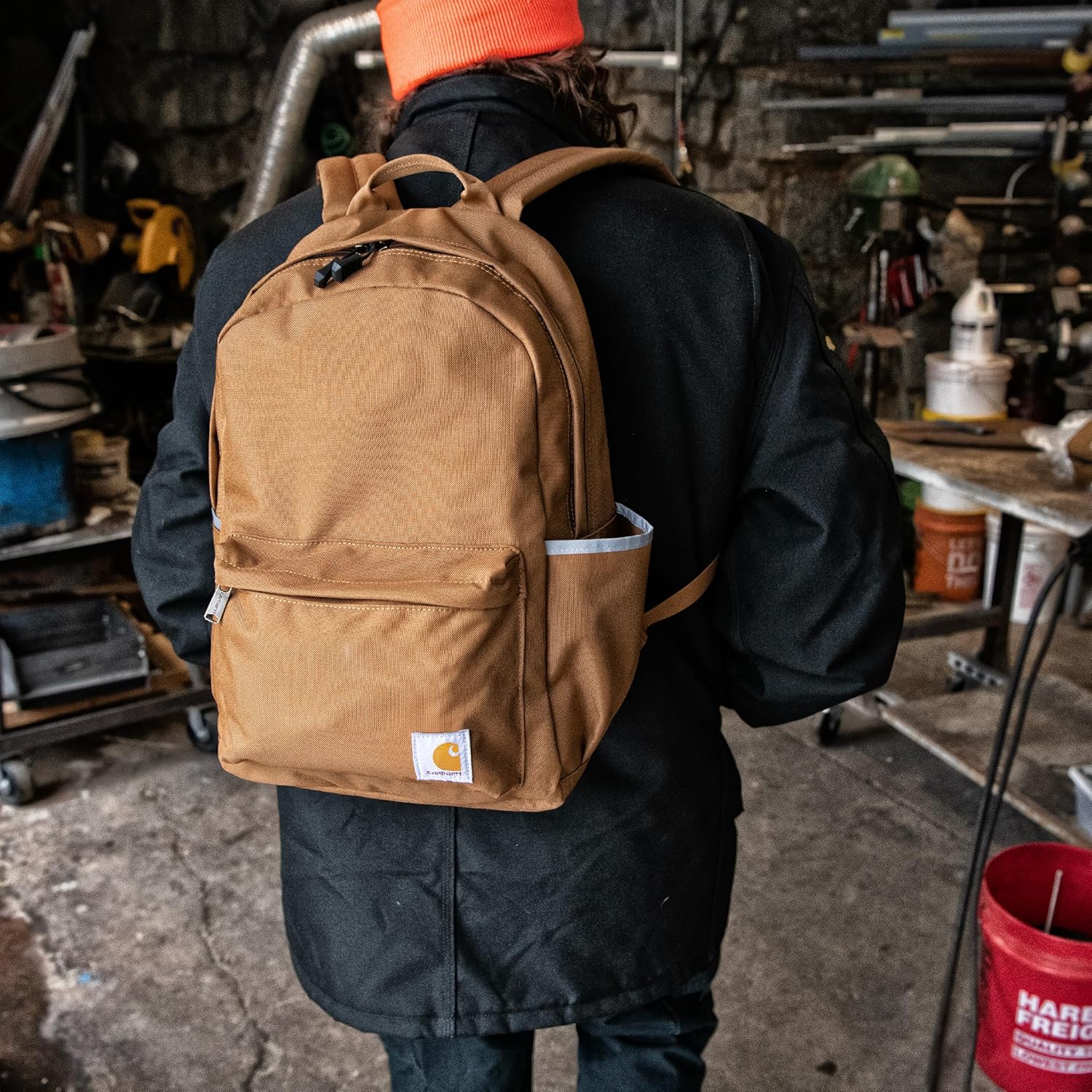 Carhartt Classic 21L Backpack Black | Classic Laptop, Water-Resistant Pack with 15 Laptop Sleeve and Organizational Compartments - Image 6