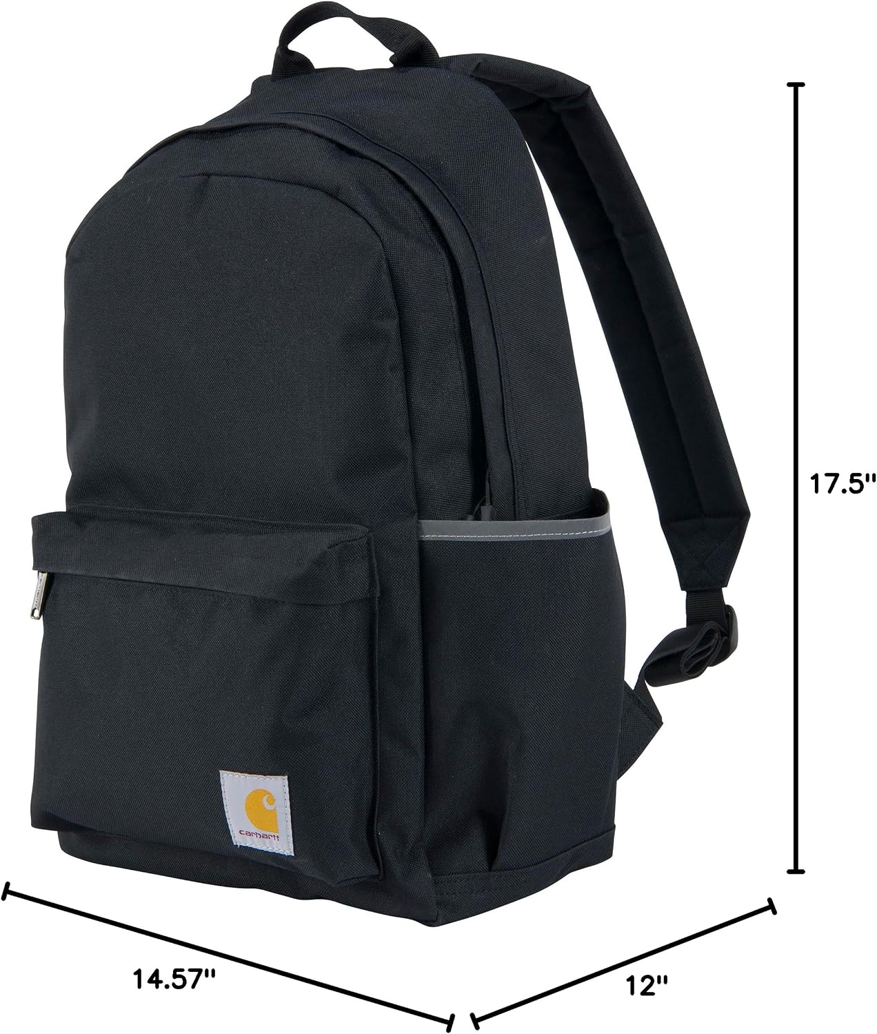 Carhartt Classic 21L Backpack Black | Classic Laptop, Water-Resistant Pack with 15 Laptop Sleeve and Organizational Compartments - Image 7