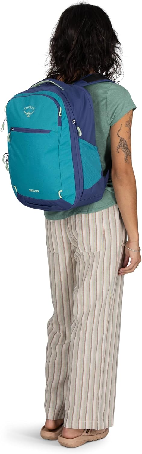 Osprey Daylite Expandable 26+6 Travel Pack, Black OS | travel backpack, carry on bag, laptop sleeve, personal item, Black color, OS size - Image 13